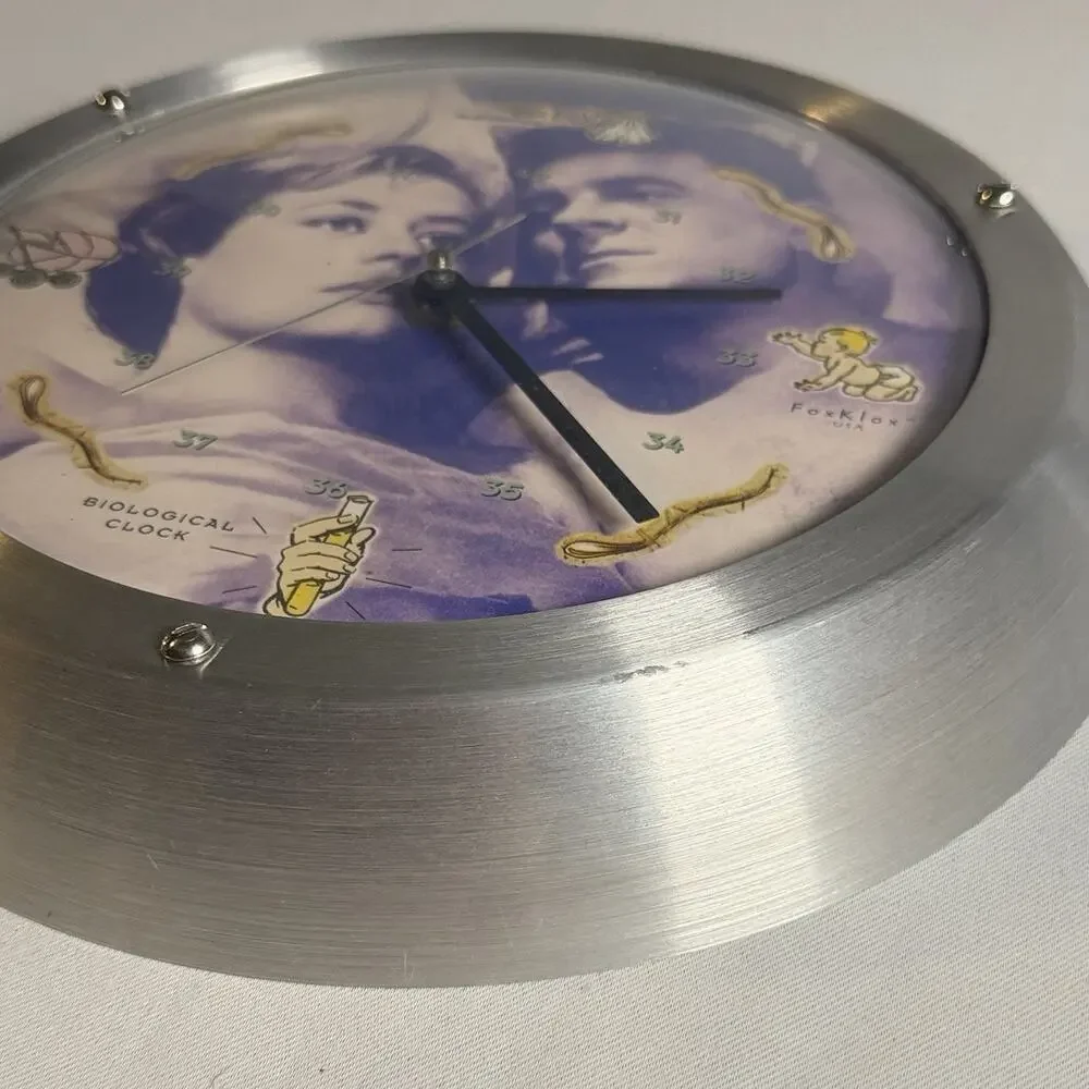 Vintage 1996 FoxKlox Biological Wall Clock 10